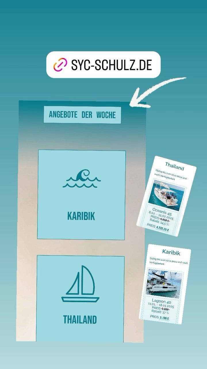 Instagram post from syc_segelyachtcharter_schulz. This post is in position 6.